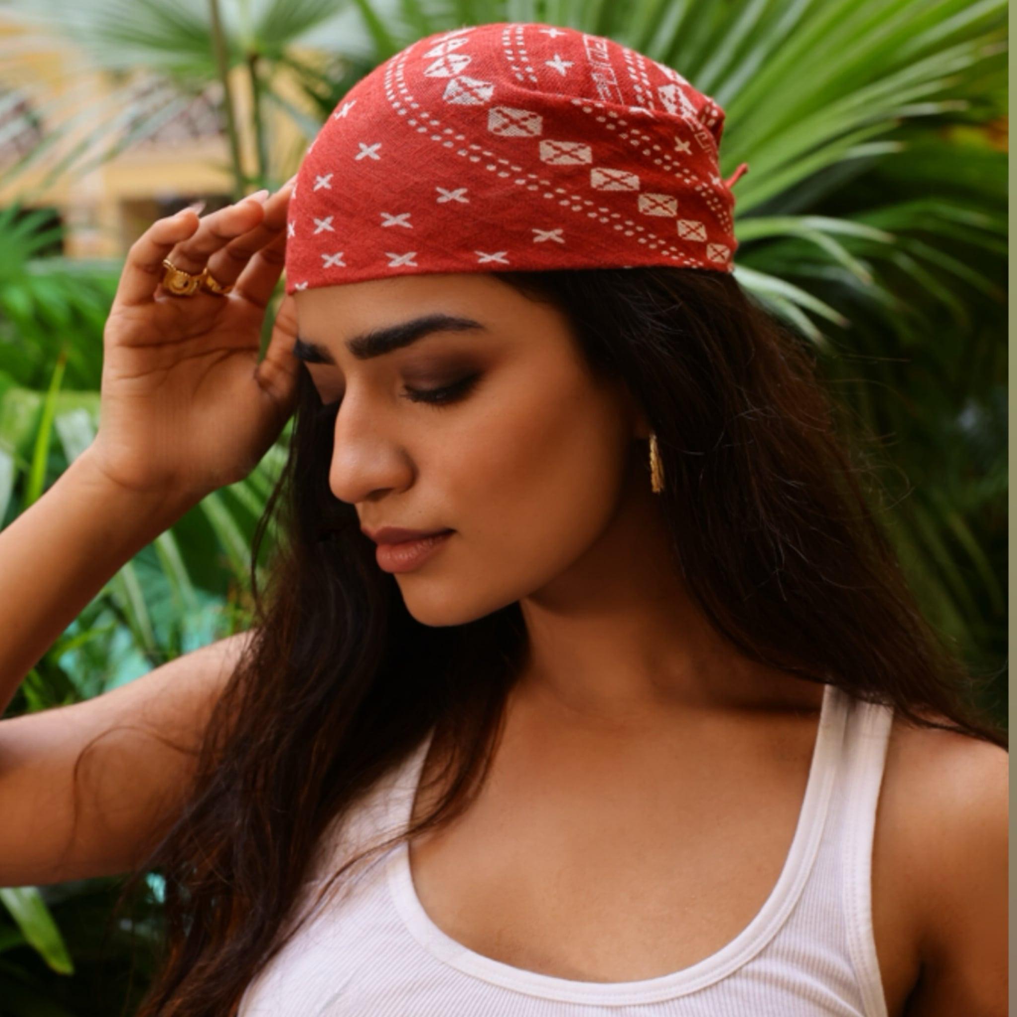 LUCKY & LOVE Jolene Bandana en Lin  