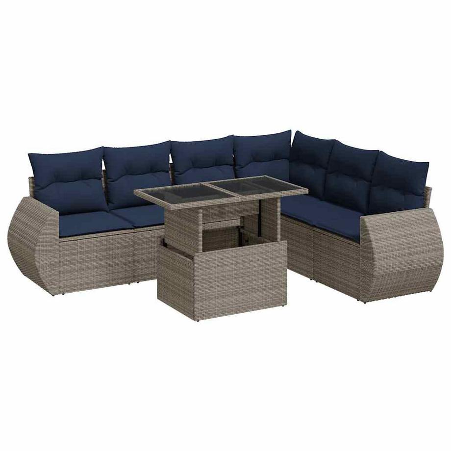 Garten sofagarnitur poly-rattan