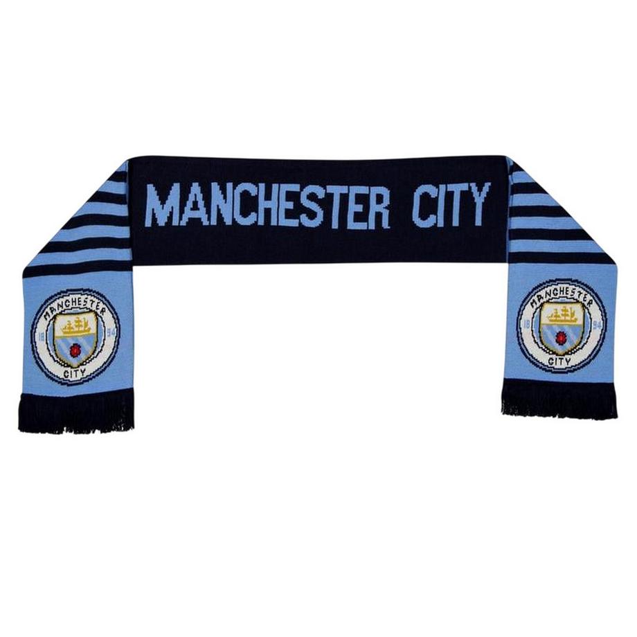 Manchester City  Sciarpa A Strisce Acrilico 