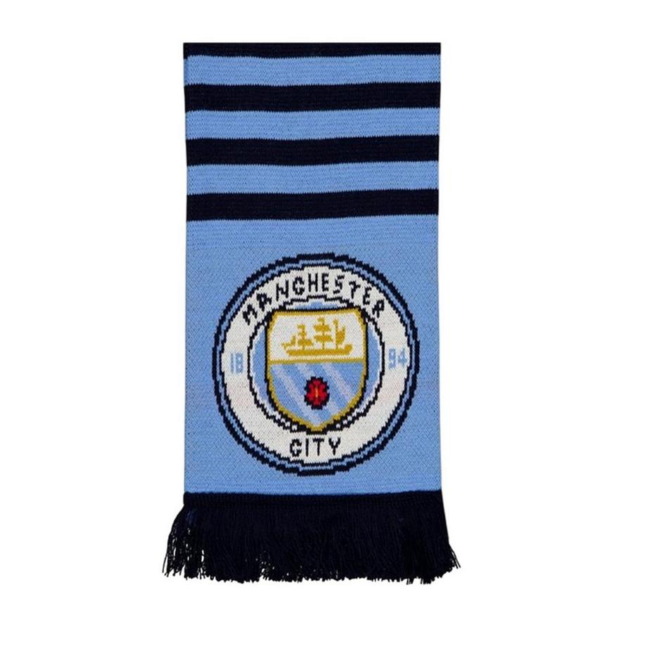 Manchester City  Sciarpa A Strisce Acrilico 
