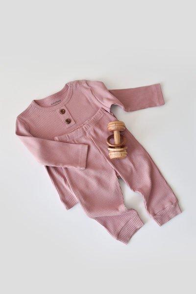 BabyCosy Organic  Set Pantalon et T-shirt à manches longues 