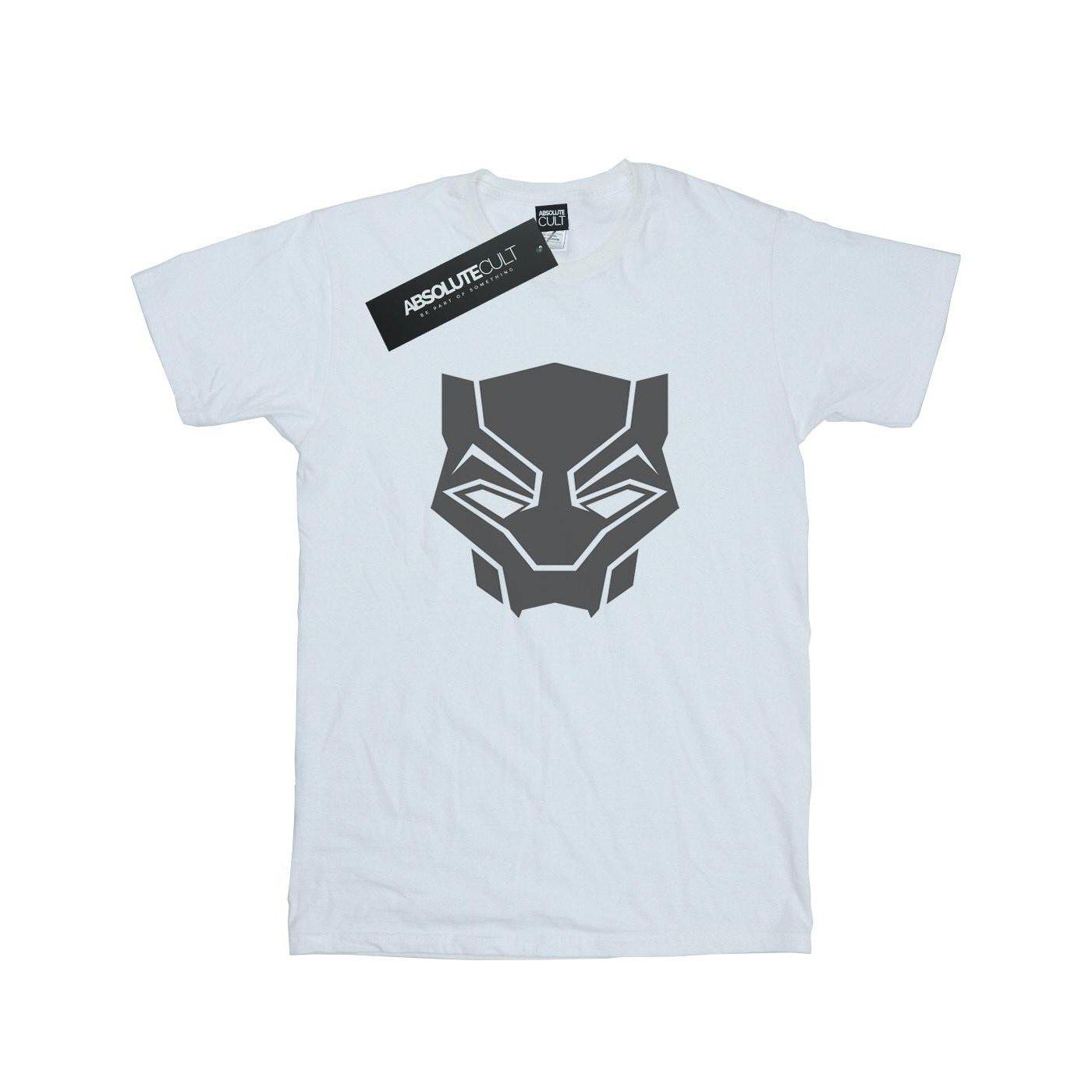 Image of Black Panther Black On Black Tshirt Unisex Weiss 116