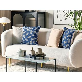 Beliani Lot de 2 coussins en Polyester Moderne DANDELION  