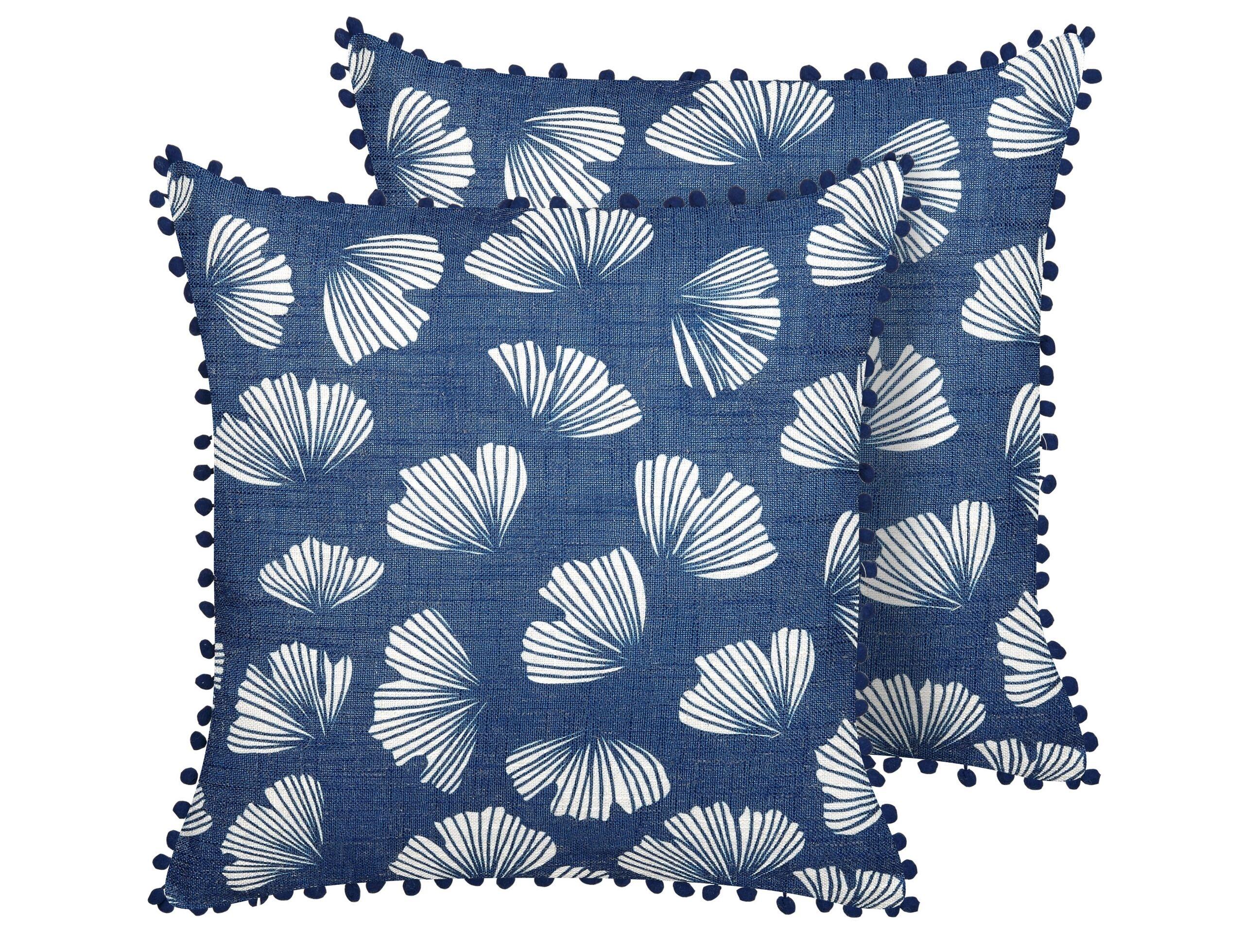 Beliani Lot de 2 coussins en Polyester Moderne DANDELION  