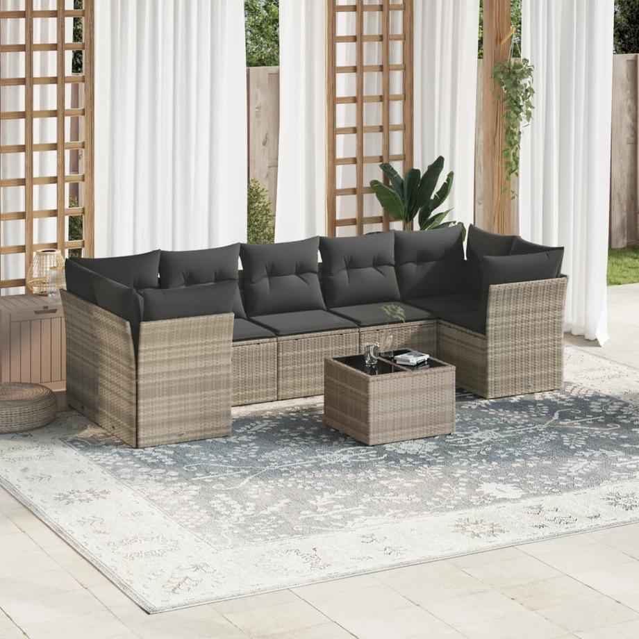 VidaXL Garten sofagarnitur poly-rattan  