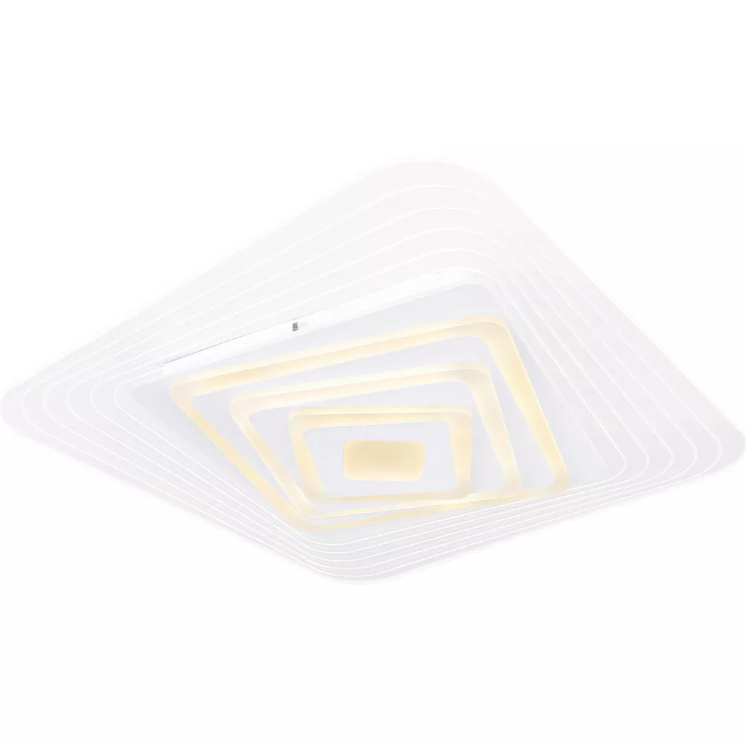 mutoni – Deckenleuchte Jocelyn Metall 1xLED 50×50, One Size, Weiss