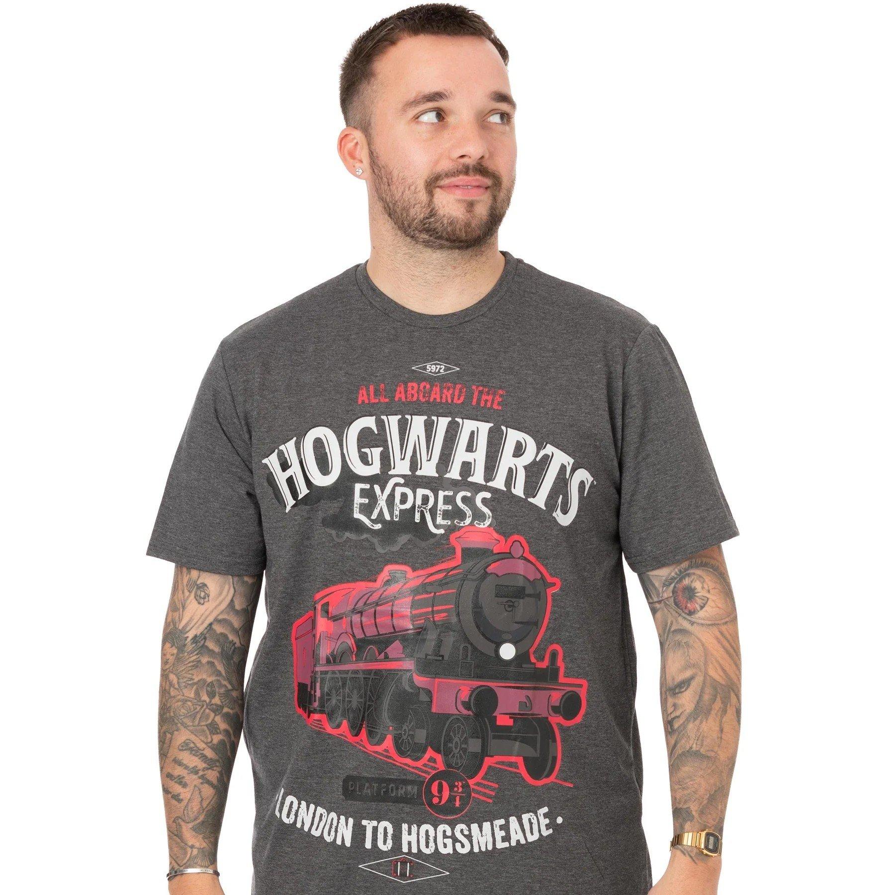 HARRY-POTTER  Hogwarts Express Schlafanzug mit langer Hose 