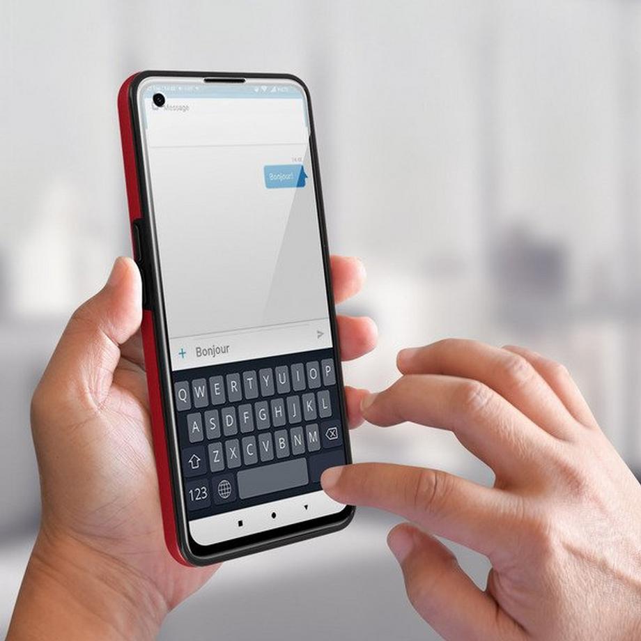 Avizar  Coque intégrale Oppo Find X3 Lite Rouge 