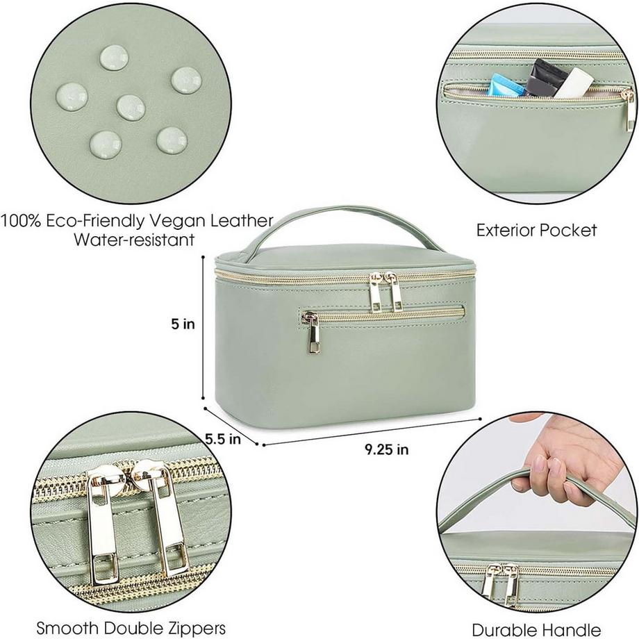 Only-bags.store  Kosmetiktasche Reise-Schminktasche groß Make-up 