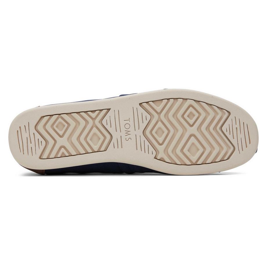 TOMS Alpargata Espadrilles avec Détails en Cuir  