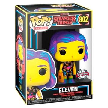 Figura POP Stranger Things Eleven in abito da centro commerciale Luce Nera Esclusiva