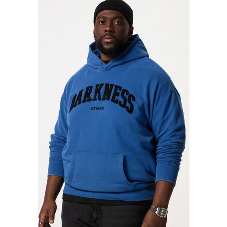 Sthuge Maglia con cappuccio maniche lunghe stampa acid wash  