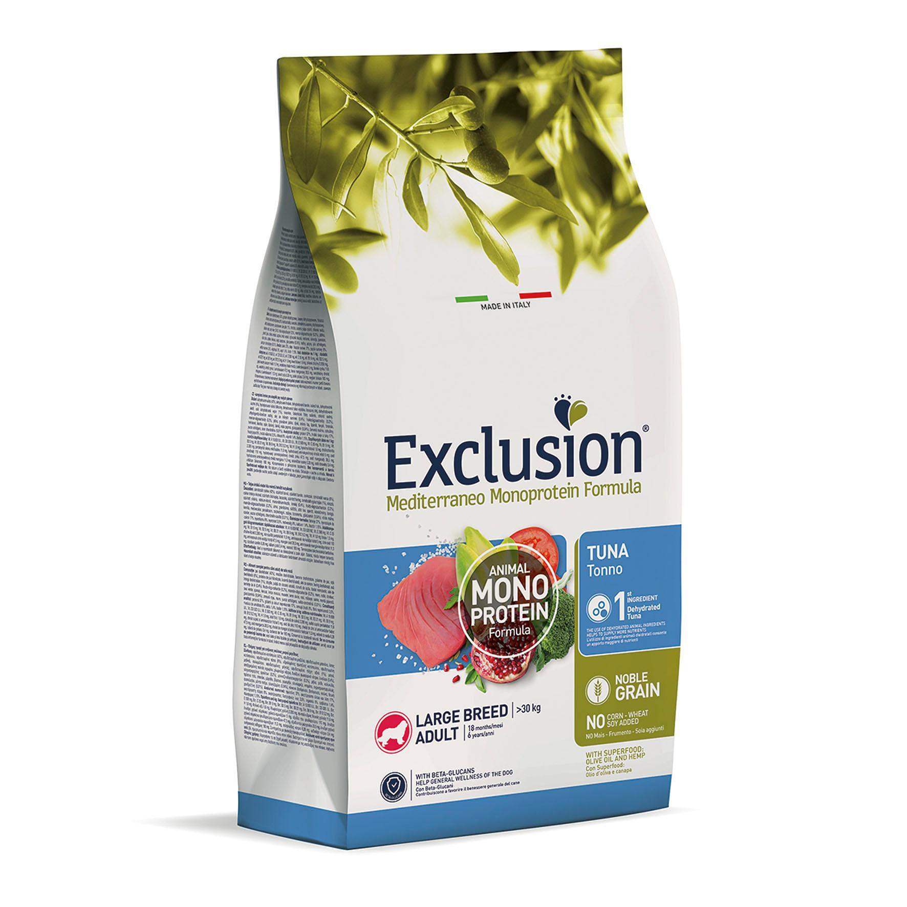 Exclusion  Dog Adult Large Tuna 12kg 