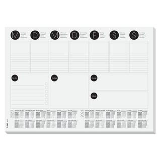 Sigel SIGEL Papier-Schreibunterlage HO506 Wochenpl. 2J-Kal. 420x297mm  