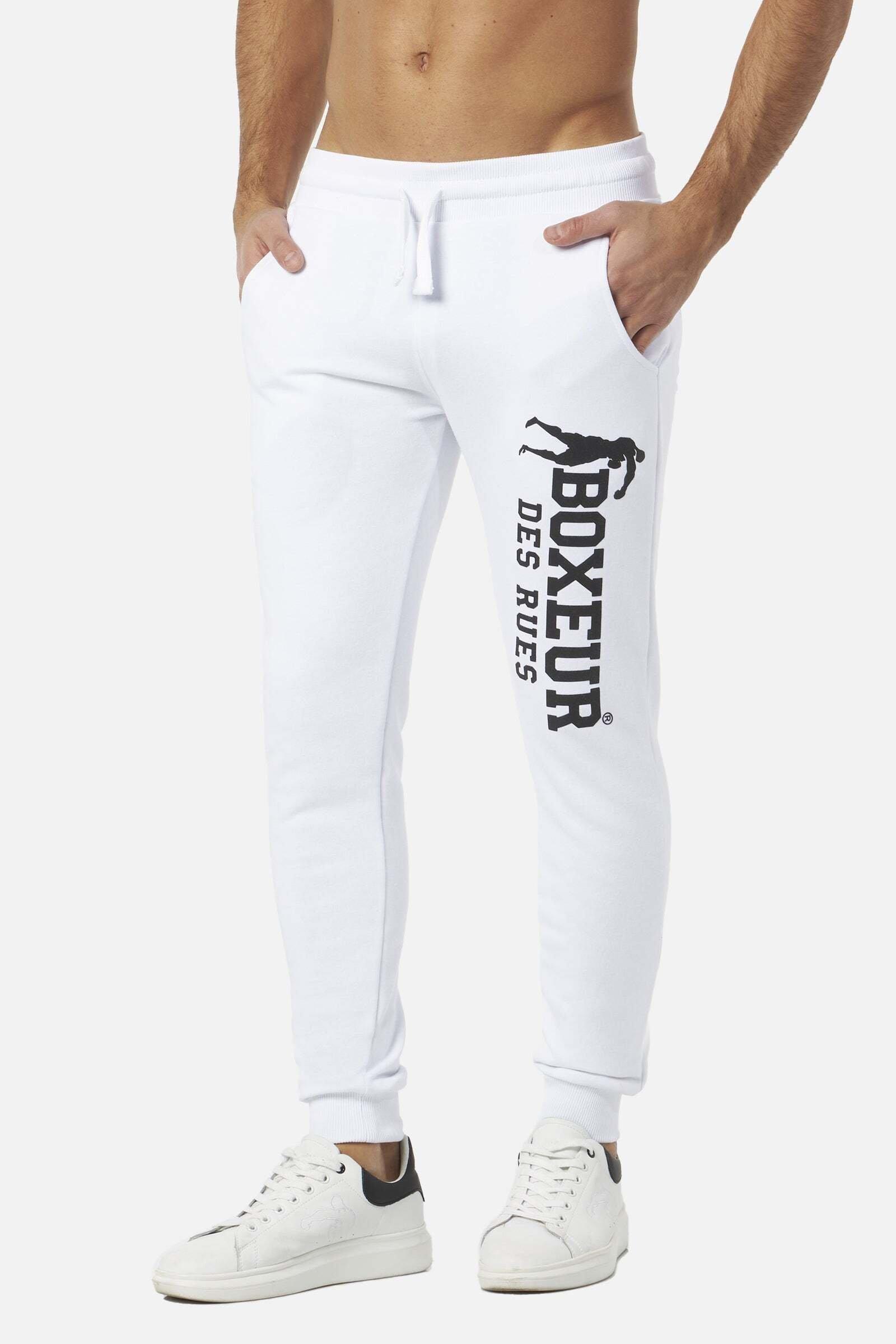 Image of Jogginghose Slim Fit Sweatpant With Logo Unisex Weiss M