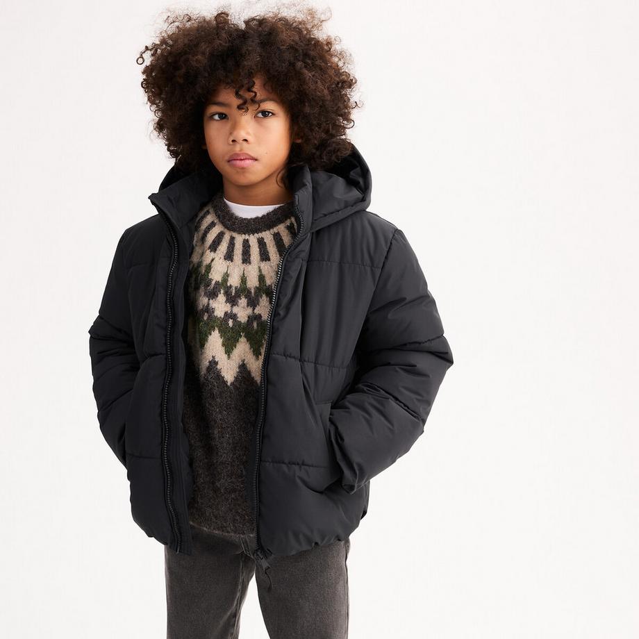 Steppjacke mit Kapuze