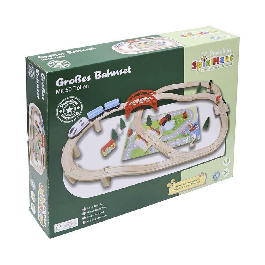 SpielMaus  Einsebahn-Spielset 50-teilig 