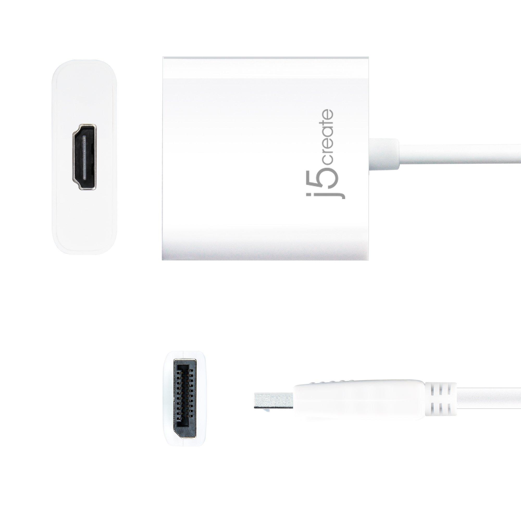 j5Create  j5create JDA154 Adaptateur DisplayPort™ vers HDMI™ 