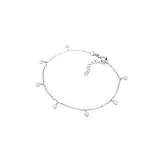 Elli  Bracelet Femmes Plaquette Pendentif Rond Texturé 