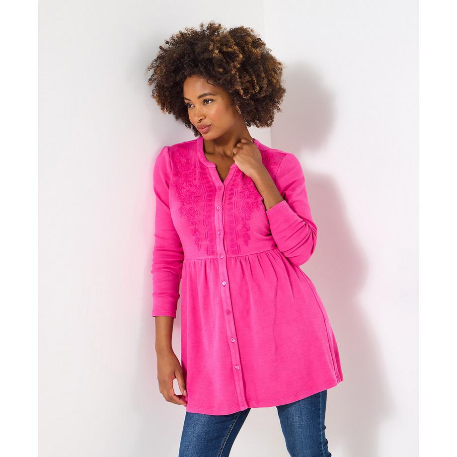 Joe Browns Tunica in jersey rosa stile felpa  