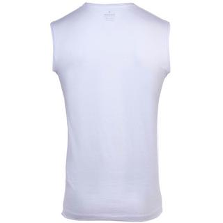 Ragman Ärmelloses V-Ausschnitt Unterhemd 4er Pack Figurbetont  