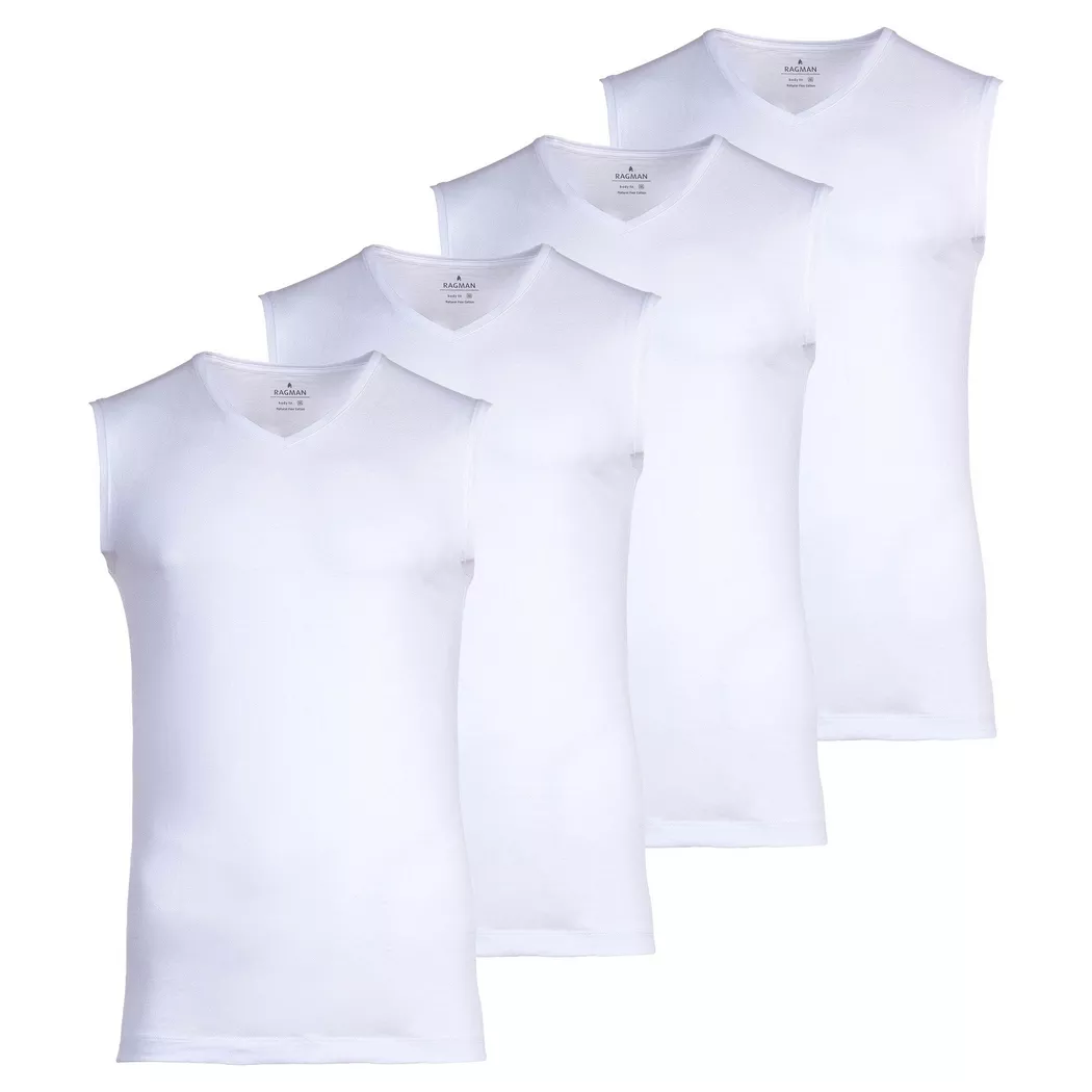 RAGMAN Unterhemd "Unterhemd 4er Pack"