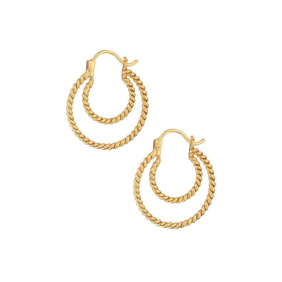 Elli  Boucles d'Oreilles Femmes Créoles Tourné Élégant 