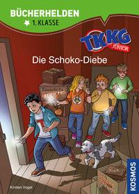 TKKG Junior, Bücherhelden 1. Klasse, Die Schoko-Diebe Vogel, Kirsten; Julian, COMICON S.L.; Beroy + San (Illustrationen) Copertina rigida 