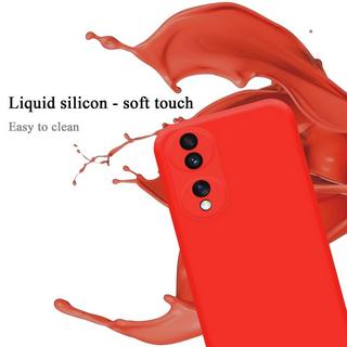 Cadorabo  Hülle für Honor 70 in LIQUID ROT - Schutzhülle aus flexiblem TPU Silikon 