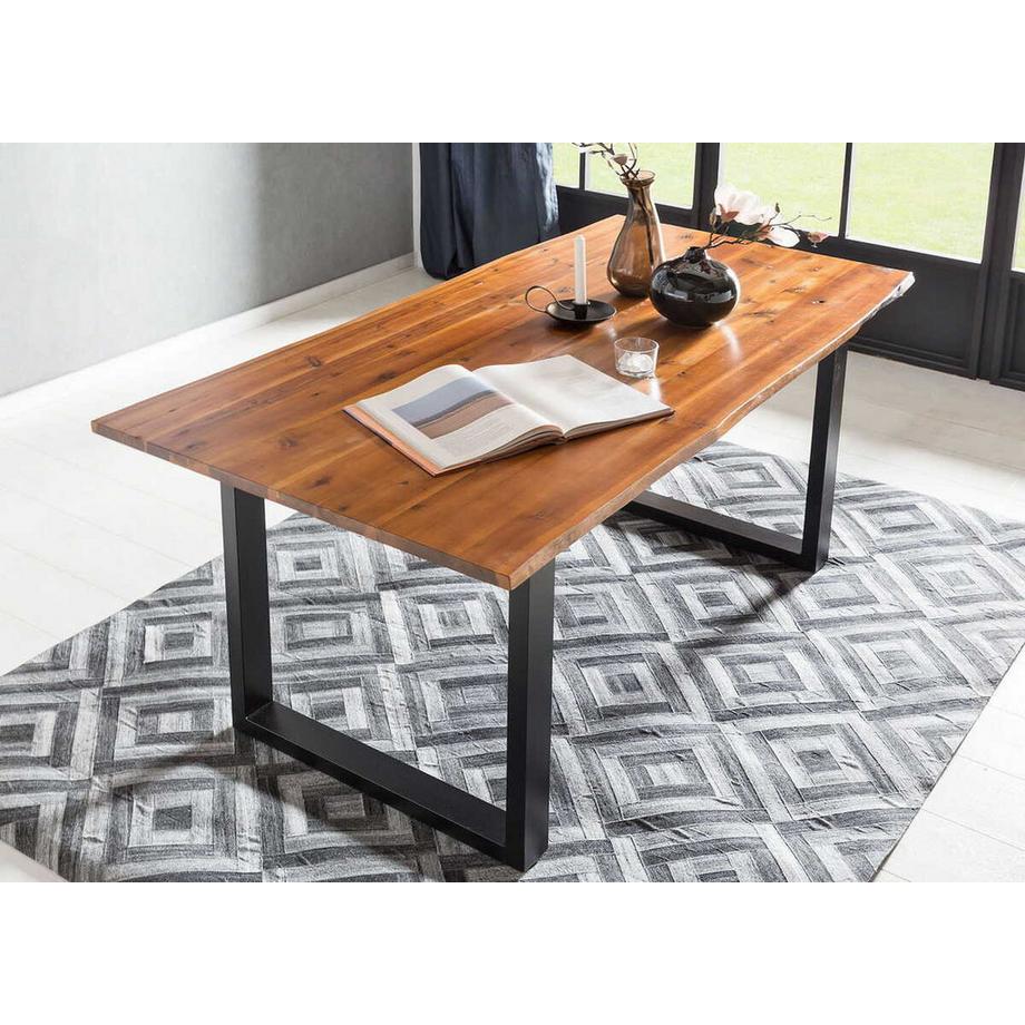 mutoni Table de salle à manger 140x80x77cm  