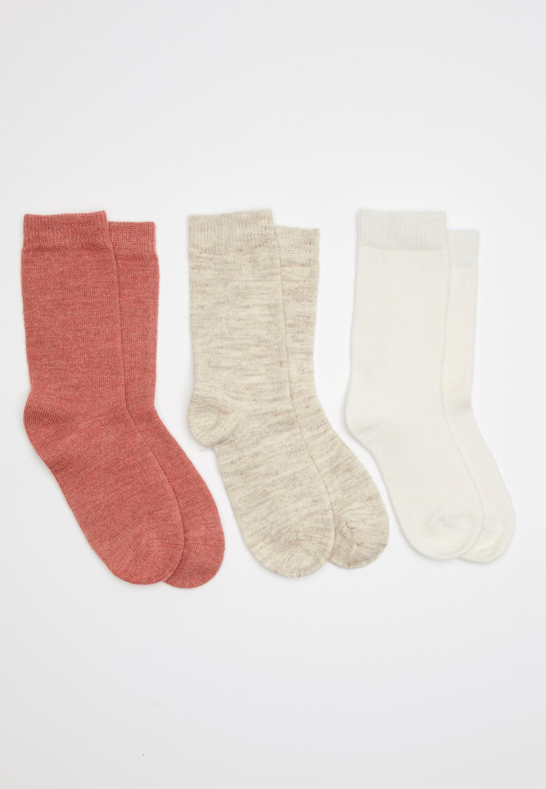 Image of Thermolactyl-söckchen Im 3er-pack. Damen Multicolor 36-38