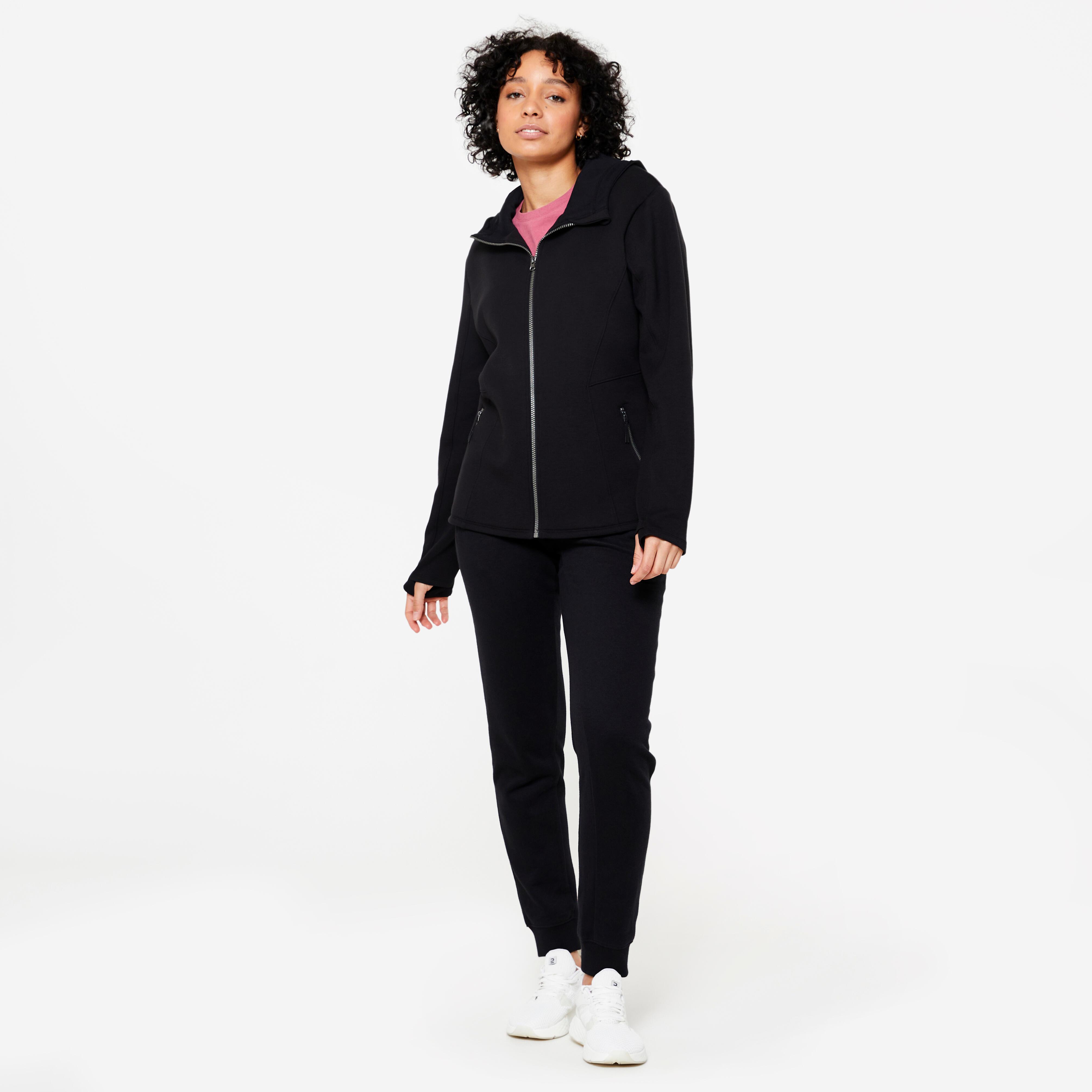 DOMYOS  Sweatjacke mit Reissverschluss - BASIC 