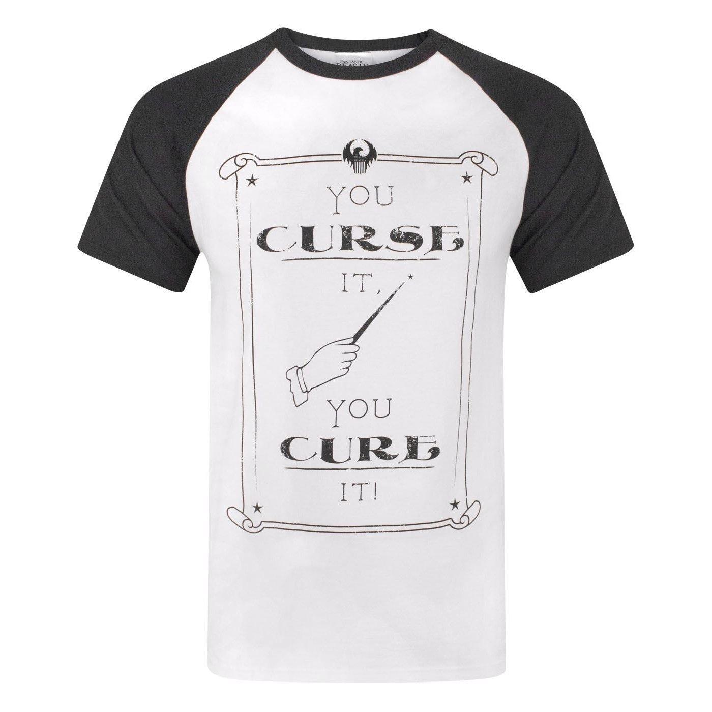 Image of Raglantshirt Curse It Cure It Herren Multicolor L