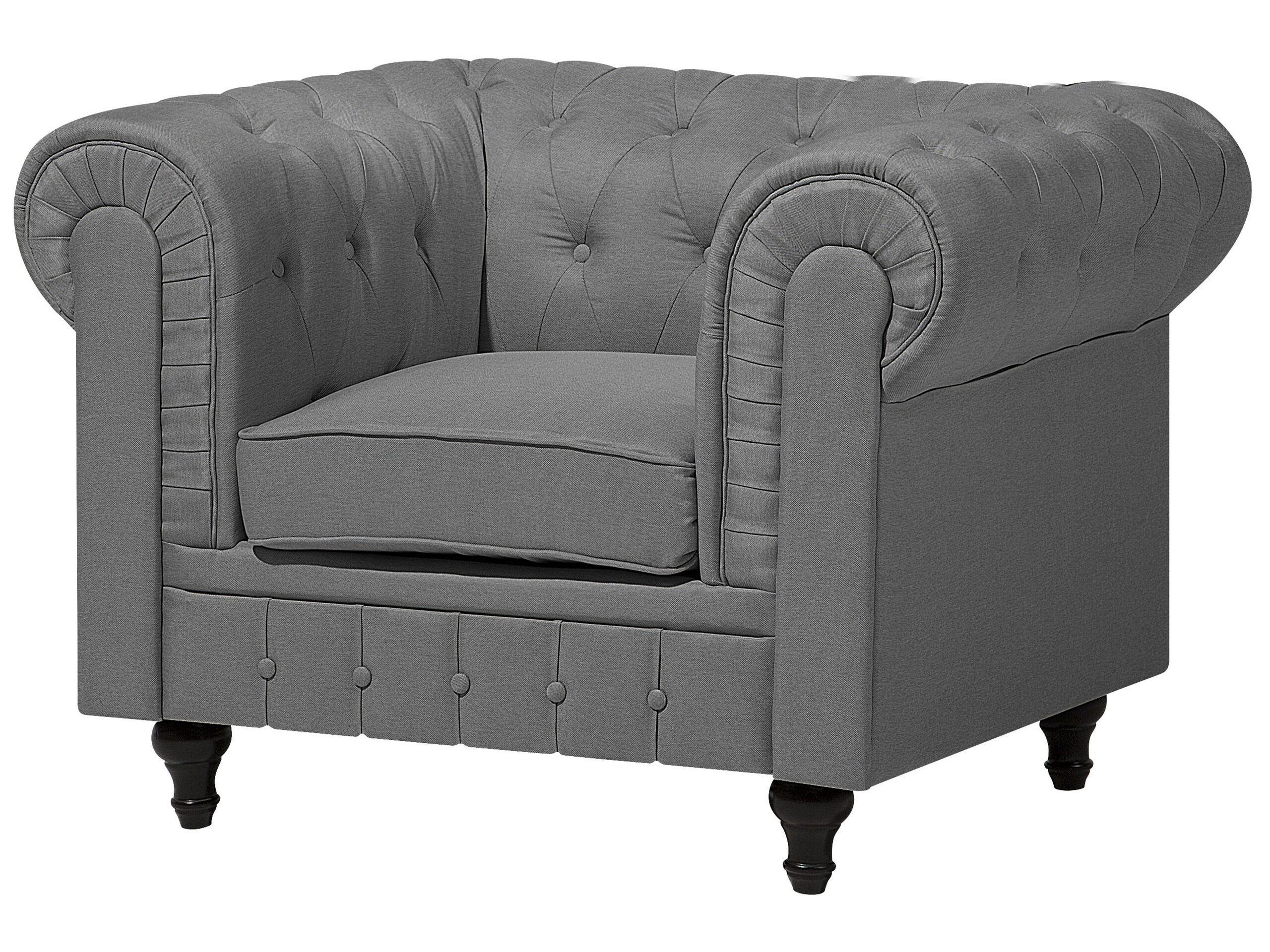 Beliani Ensemble de salon en Polyester Industriel CHESTERFIELD  