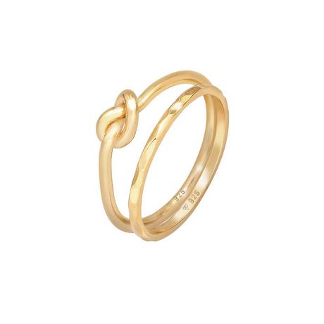 Elli  Ring Knoten Trend Basic 2Er Set 