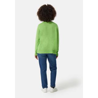 CASH-MERE.CH  Seide Kaschmir Oversize Style Rundhals Pullover 