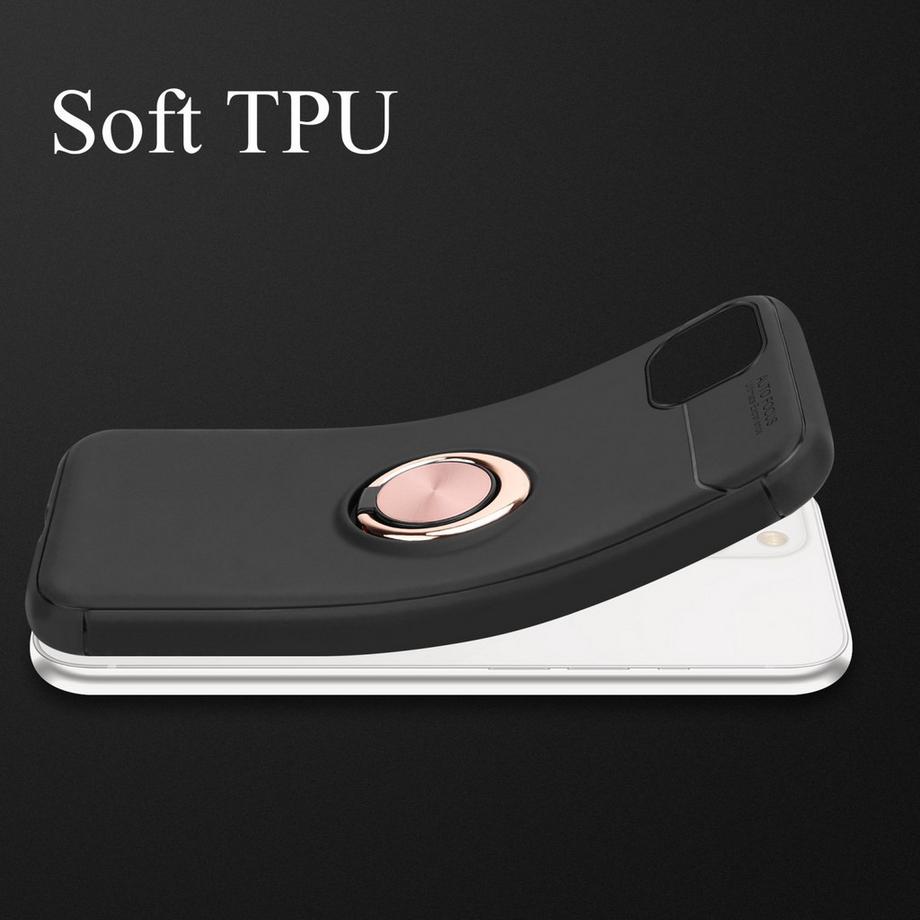 Cadorabo  Housse compatible avec Apple iPhone 14 - Coque de protection avec anneau de focalisation en silicone TPU 