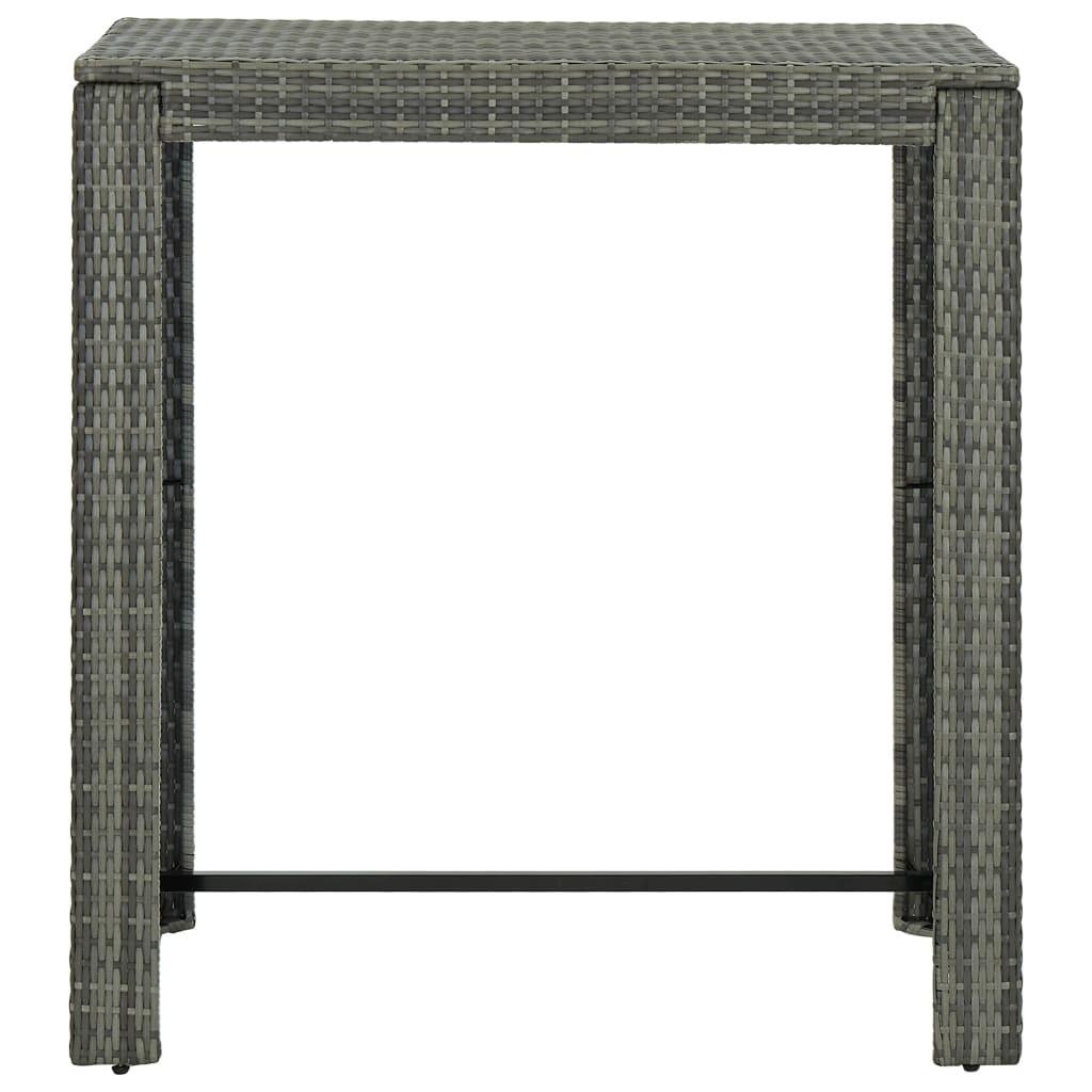 VidaXL Bartisch poly-rattan  