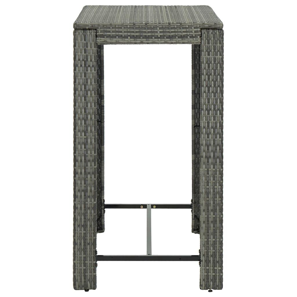 VidaXL Bartisch poly-rattan  