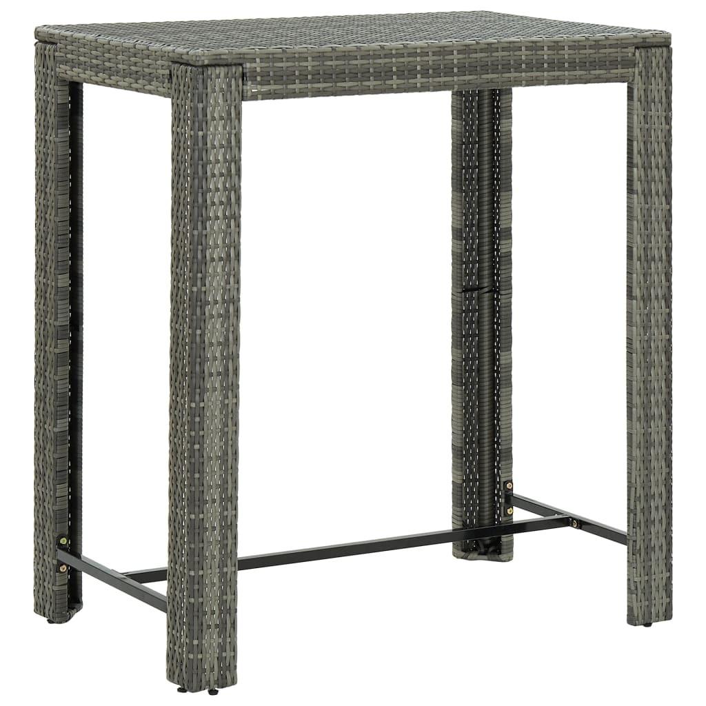 VidaXL Bartisch poly-rattan  