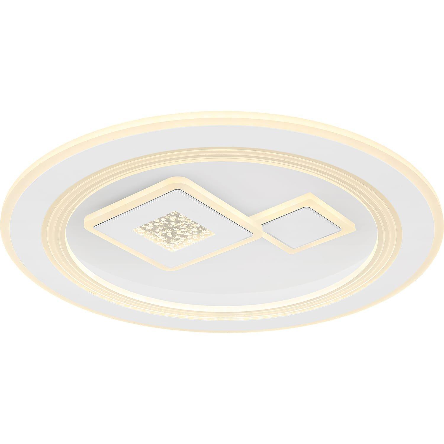 Image of Deckenleuchte Valeria Metall weiss LED 47x47x7 Deckenleuchte Valeria Metall weiss LED 47x47x7