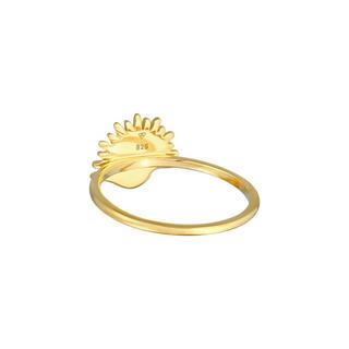 Elli  Bague Blogueur Femme Sun Boho Look Trend Avec Pierre De Lune 