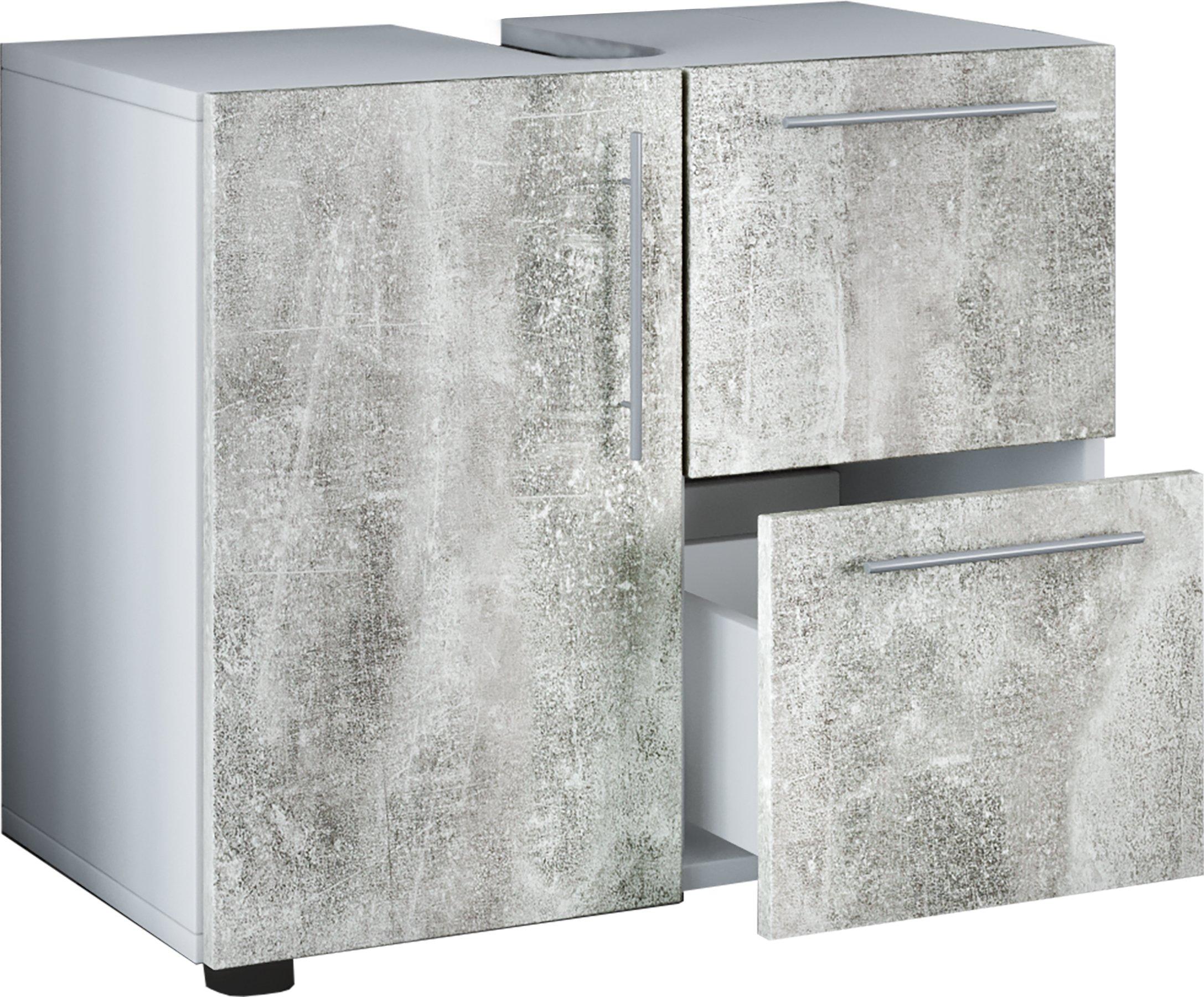 Image of Badmöbel Badunterschrank Waschbeckenunterschrank Badezimmer Flandu Schublade Badmöbel Badunterschrank Waschbeckenunterschrank Badezimmer Flandu Schublade