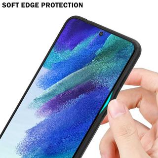 Cadorabo  Housse compatible avec Samsung Galaxy S22 - Coque de protection bicolore en silicone TPU et dos en verre trempé 