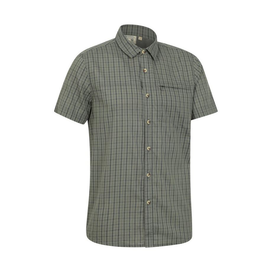 Mountain Warehouse Camicia a Maniche Corte Fantasia a Quadri Regular Fit  