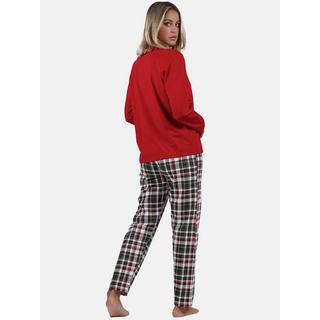 Admas  Pyjama tenue d'intérieur pantalon et haut Christmas Kisses 