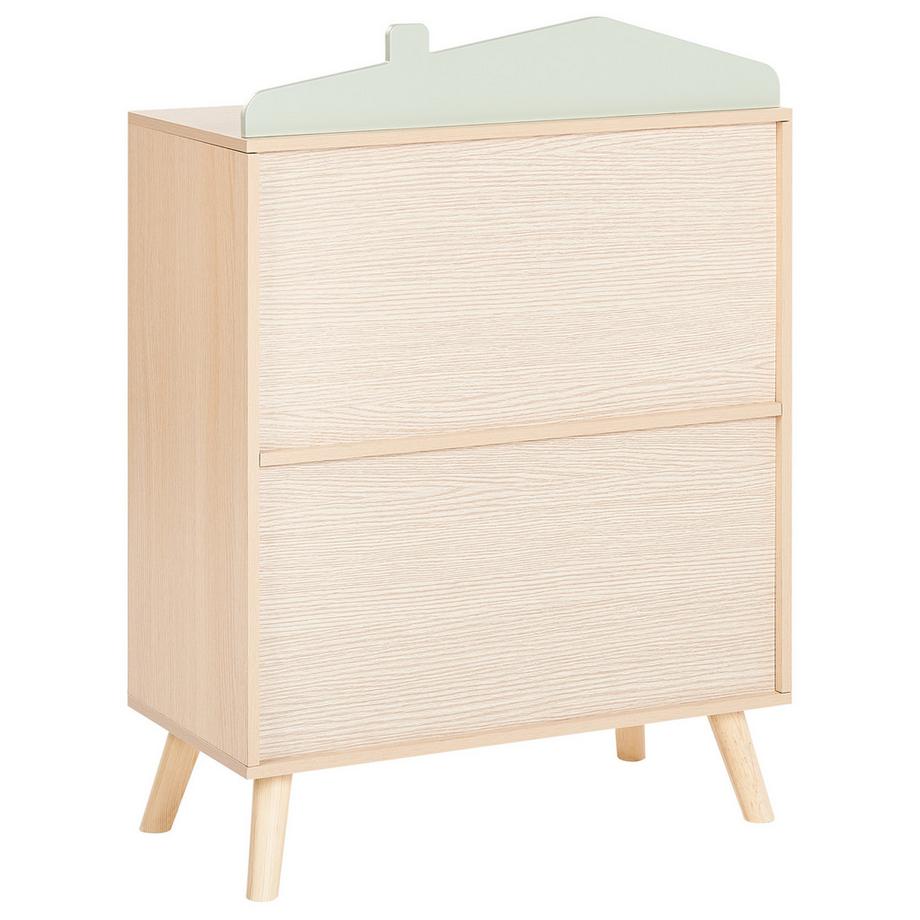Beliani Meuble de rangement en MDF Scandinave LACKEY  