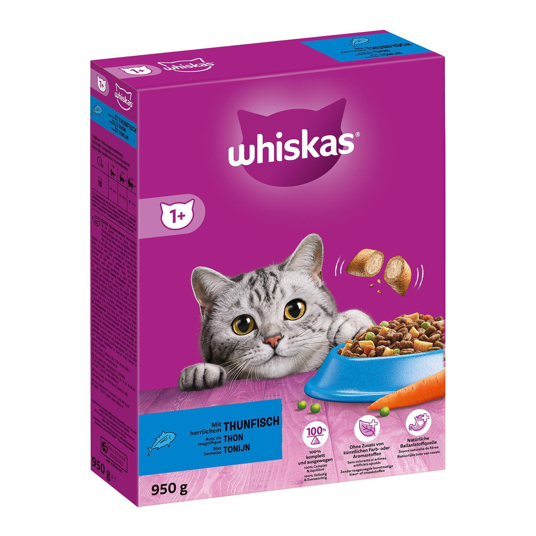 whiskas  Sec 1+ Thon 950g 