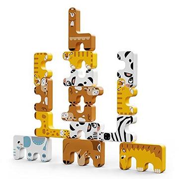 Spielzeug Kinder Animal Balance Blocks Spiele Kleinkind Pädagogisches Stapeln High Building Block