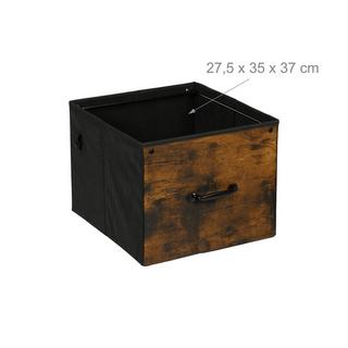 Northix Mobiler Aktenschrank, 2 Schubladen  